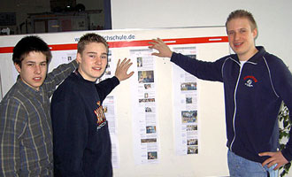 Christopher, florian S. und Florian M.
